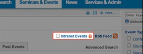 Activate Intranet Events