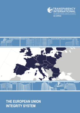 1st European Union Integrity System Report published by Transparency International