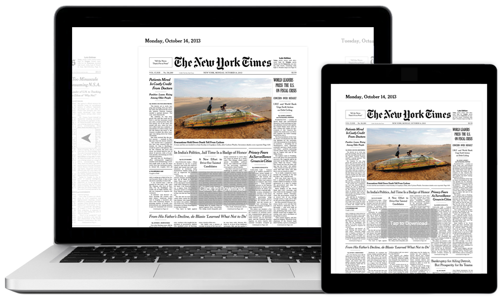 EUI Library launches multi-device access to premium online International New York Times