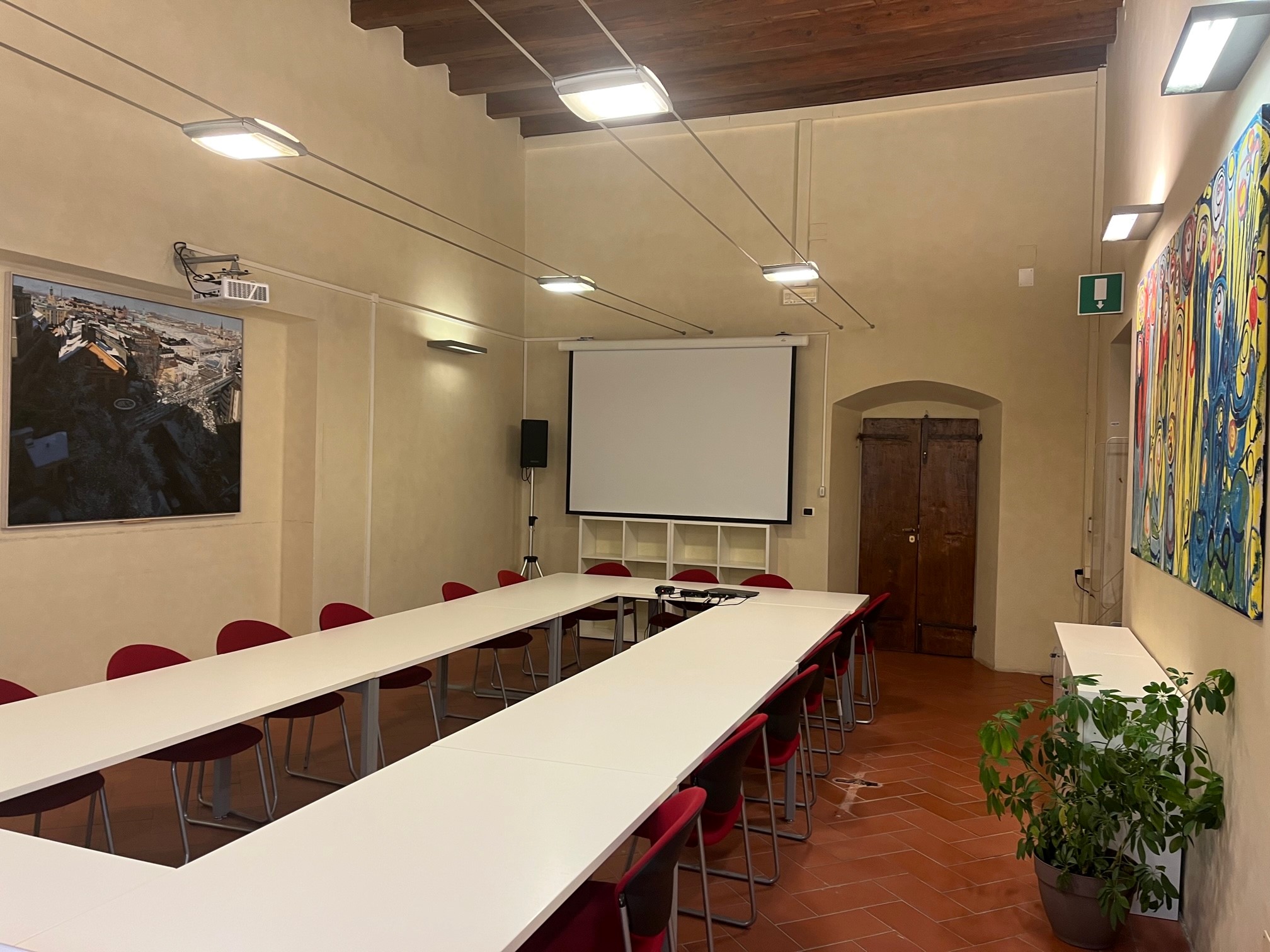 Library spaces to meet, discuss, and relax