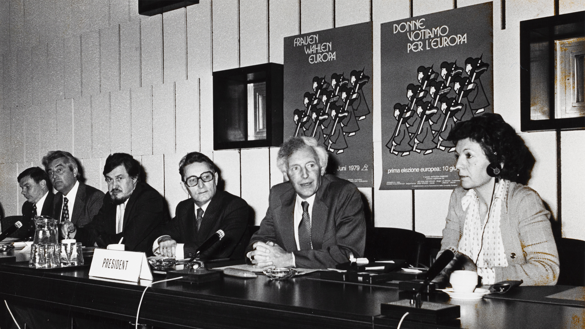 Fausta Deshormes La Valle at the meeting of the editors-in-chief of the women’s press