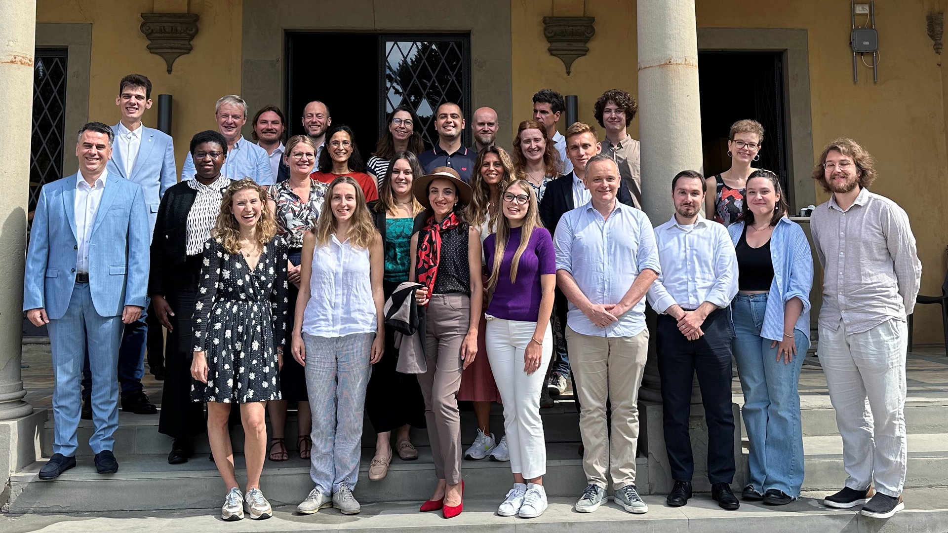 Group photo of presenters, discussants and participants of the 2025 Alcide De Gasperi Centre Annual Graduate Conference.