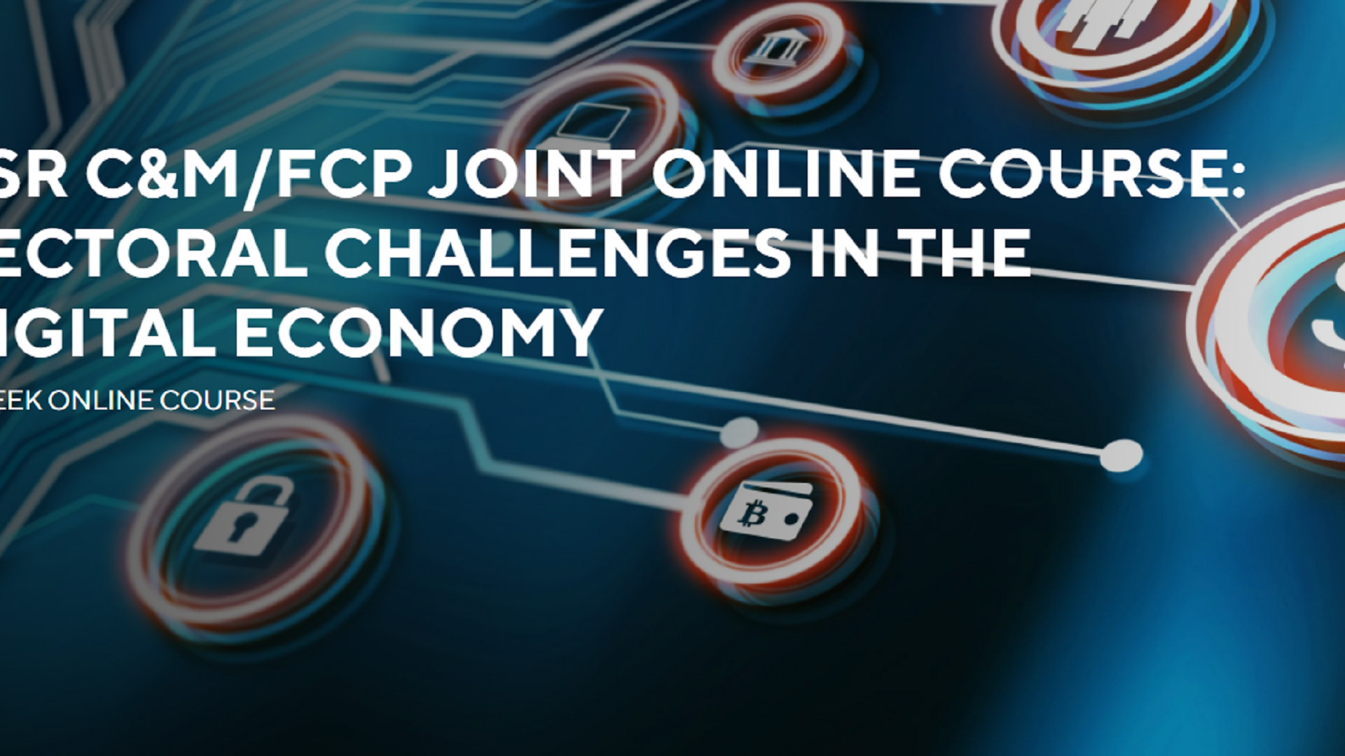 Digital Economy FSR/FCP Training Banner