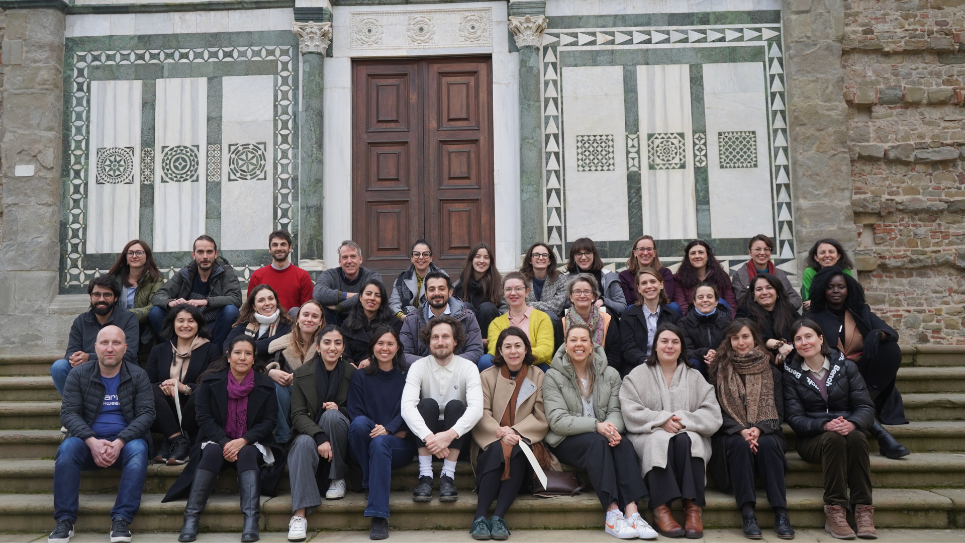 Photo group of the participants from the first Migration Winter Academy in Badia