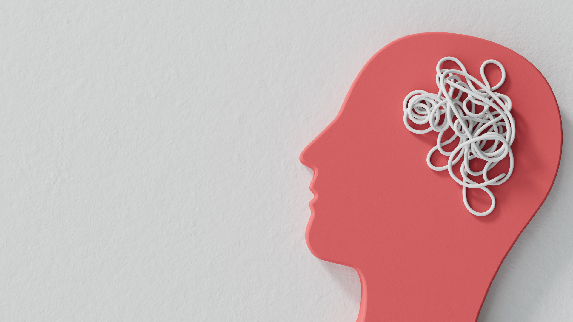 Silhouette of a head and mind representing human psychology.