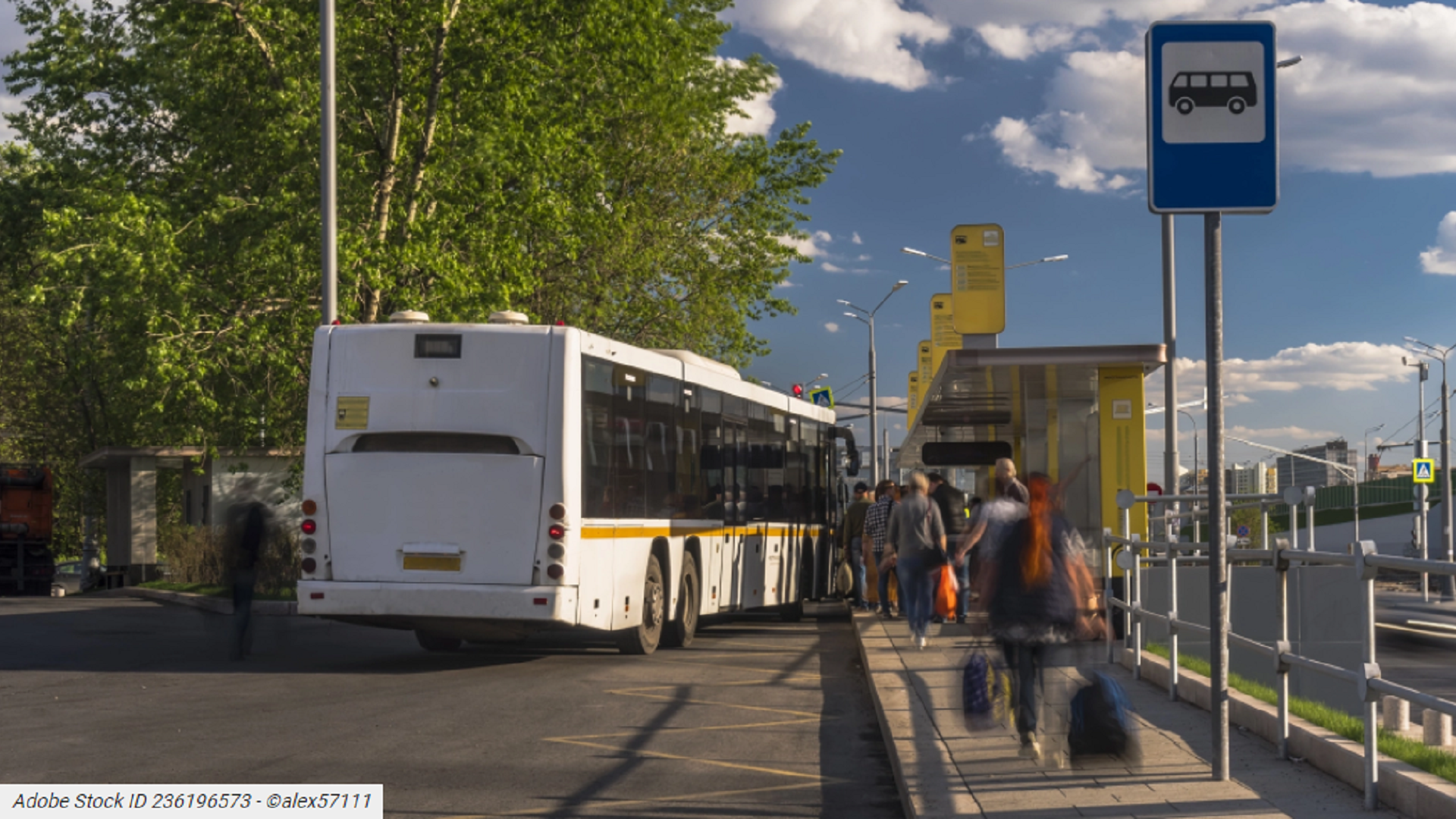People waiting for bus
