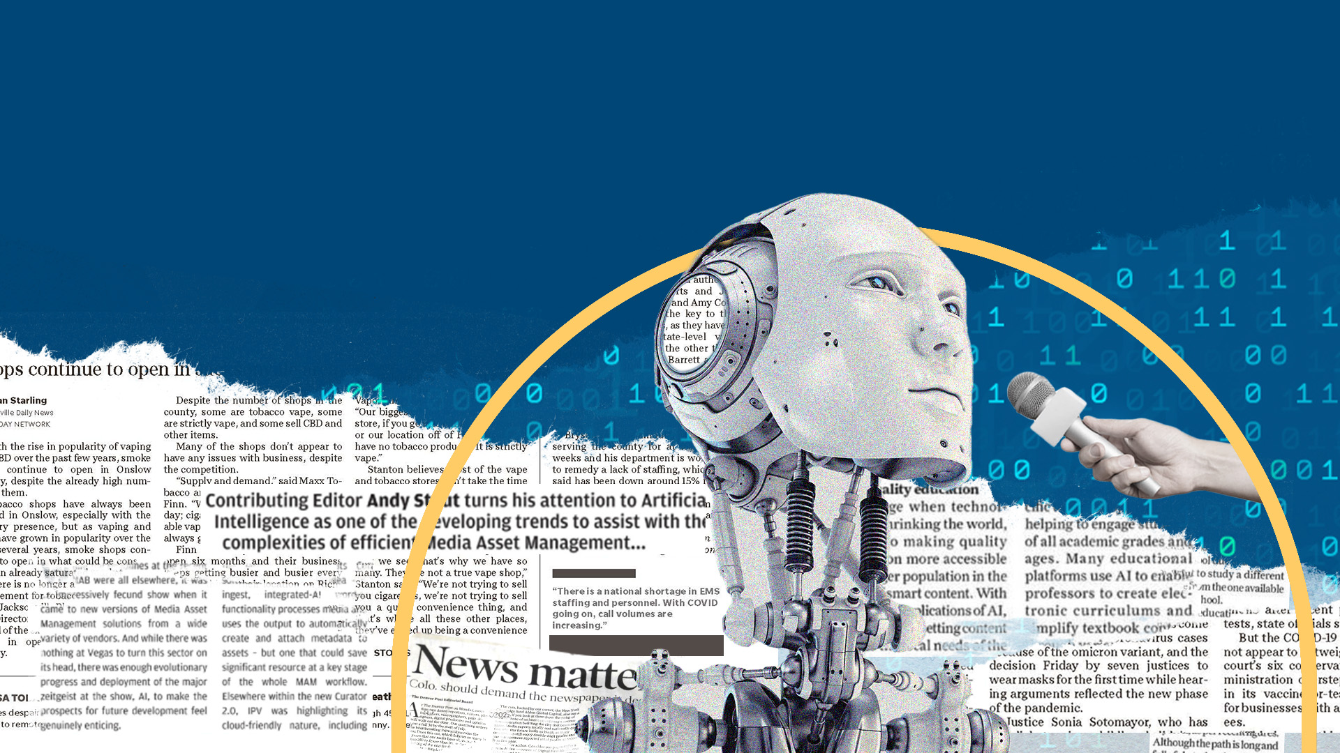 Promotional image for the CMPF Summer School for Journalists 2024