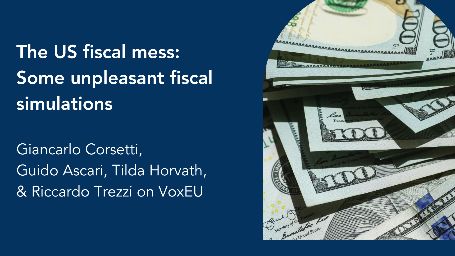 The US fiscal mess, an article by Giancarlo Corsetti