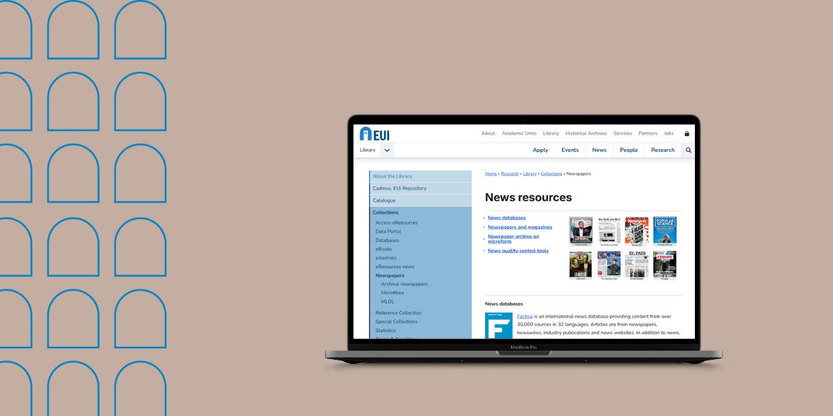 Access premium news resources and rating tools from the EUI Library
