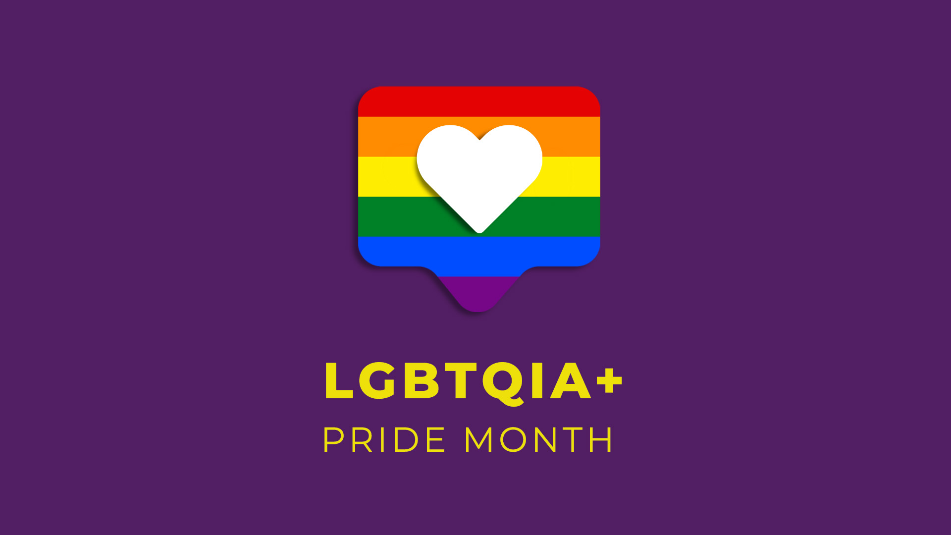 Join us once again to celebrate LGBTQIA+ Pride Month!