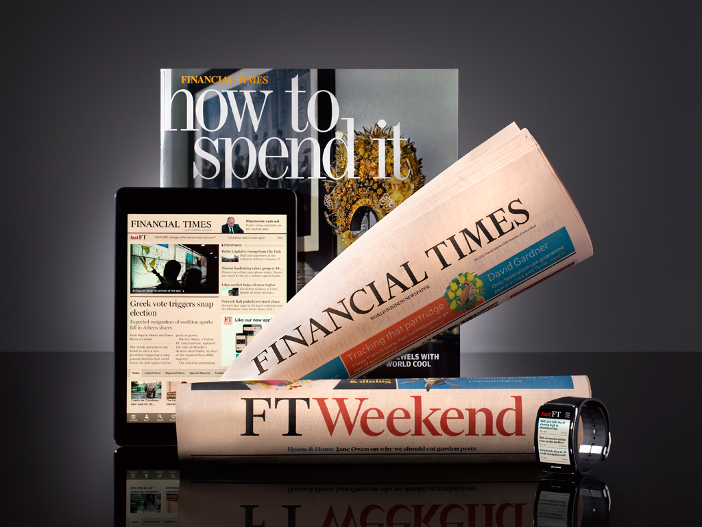 New FT.com interface from 5 October 2016. EUI premium subscription.