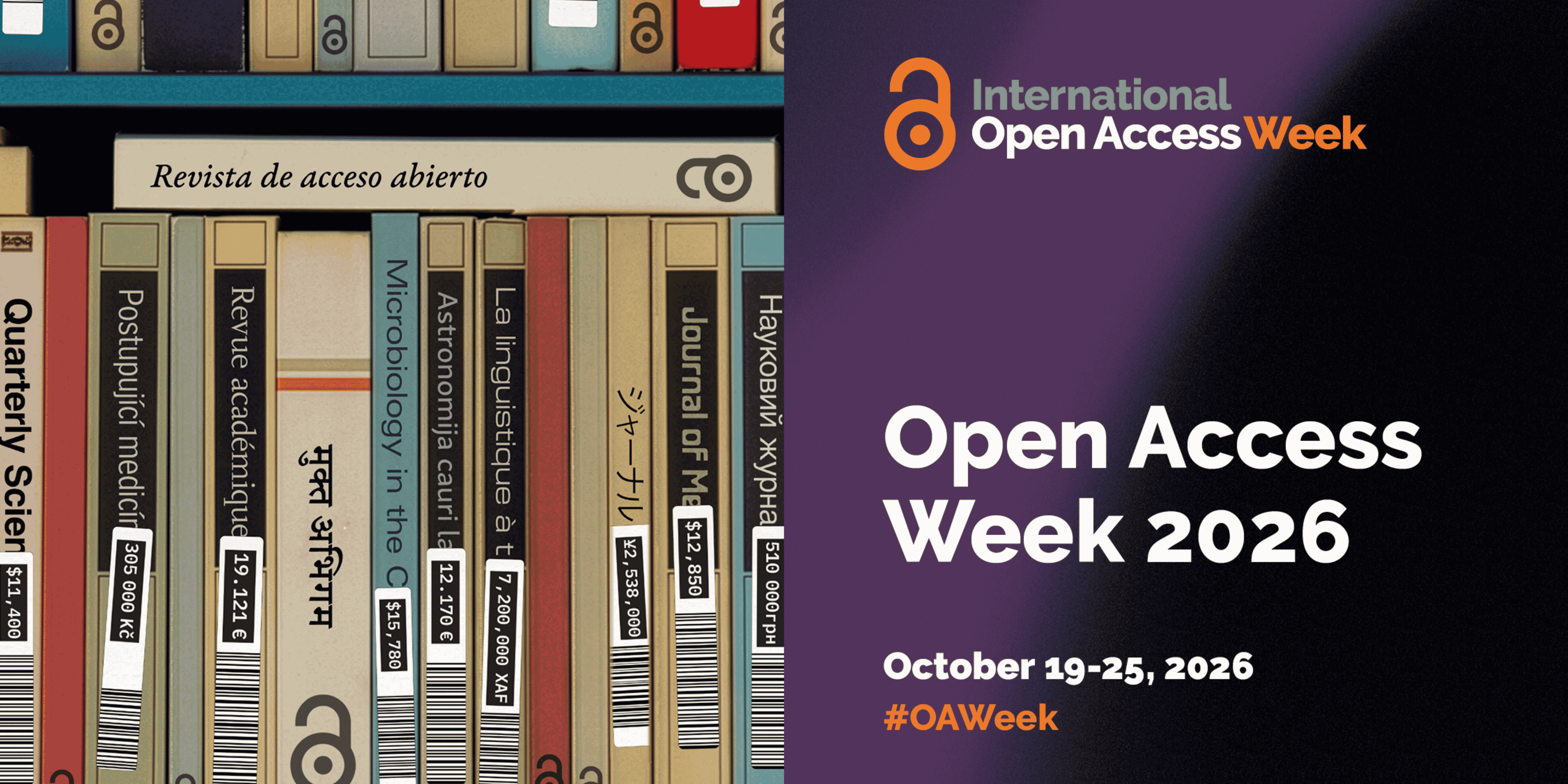 Internation Open Access Week 2026 poster 