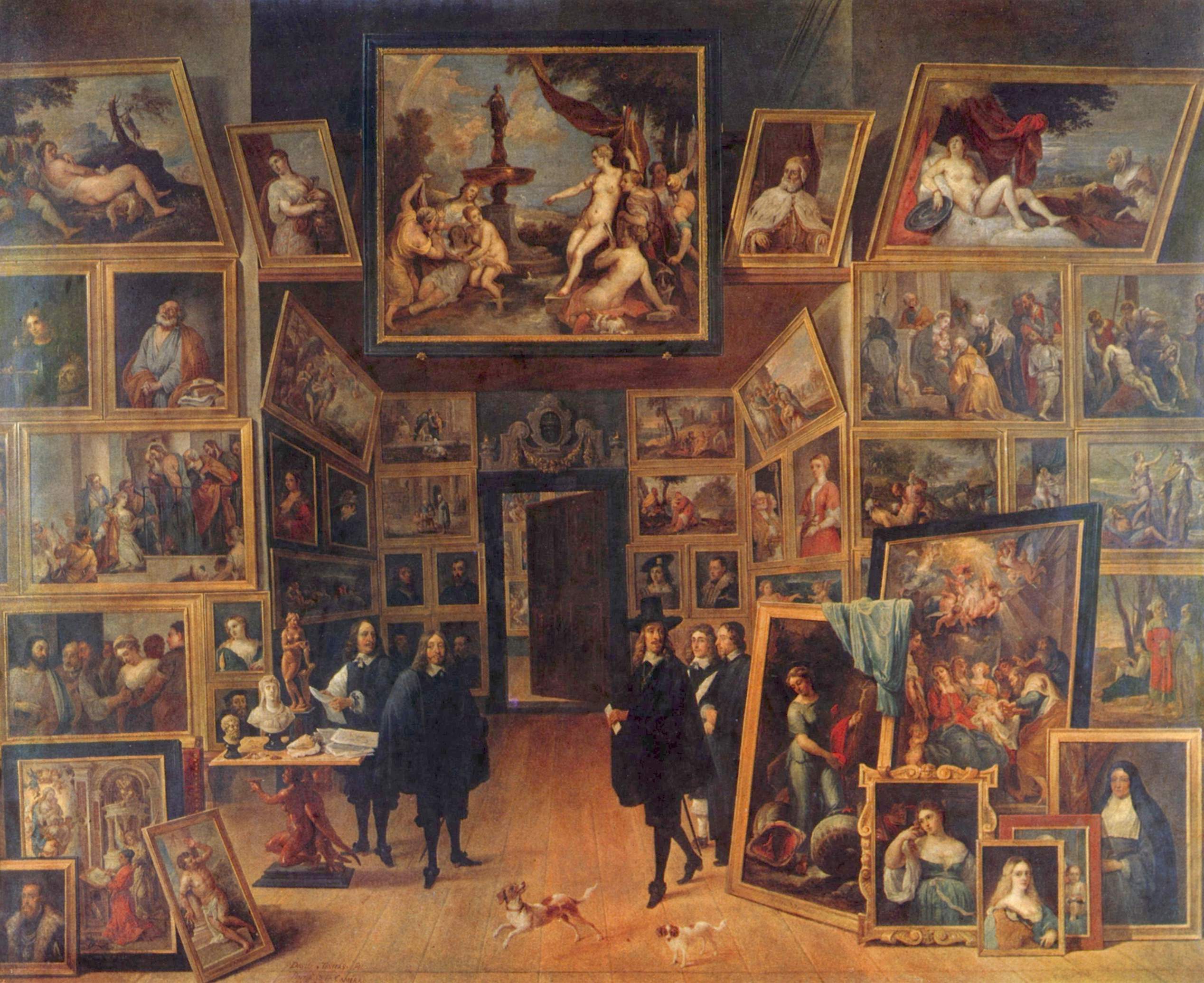 Archduke Leopold Wilhelm in his Painting Gallery in Brussels