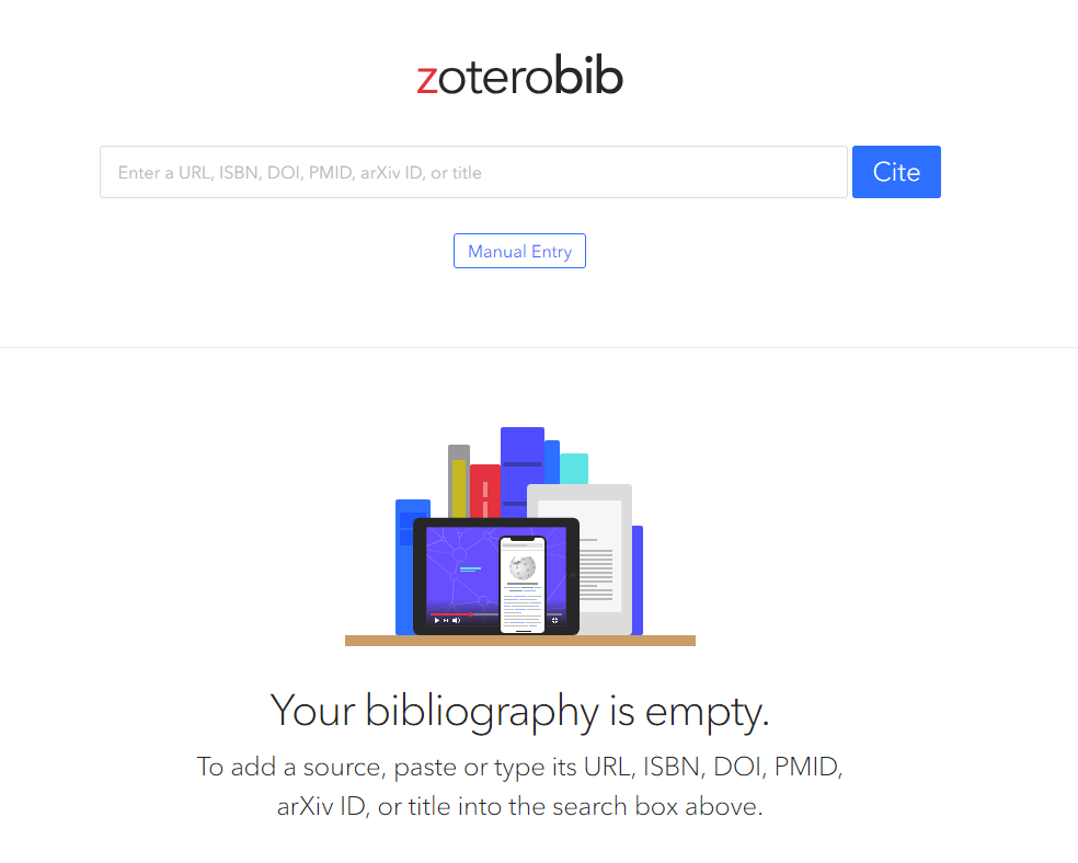 ZoteroBib: instant bibliography in your browser