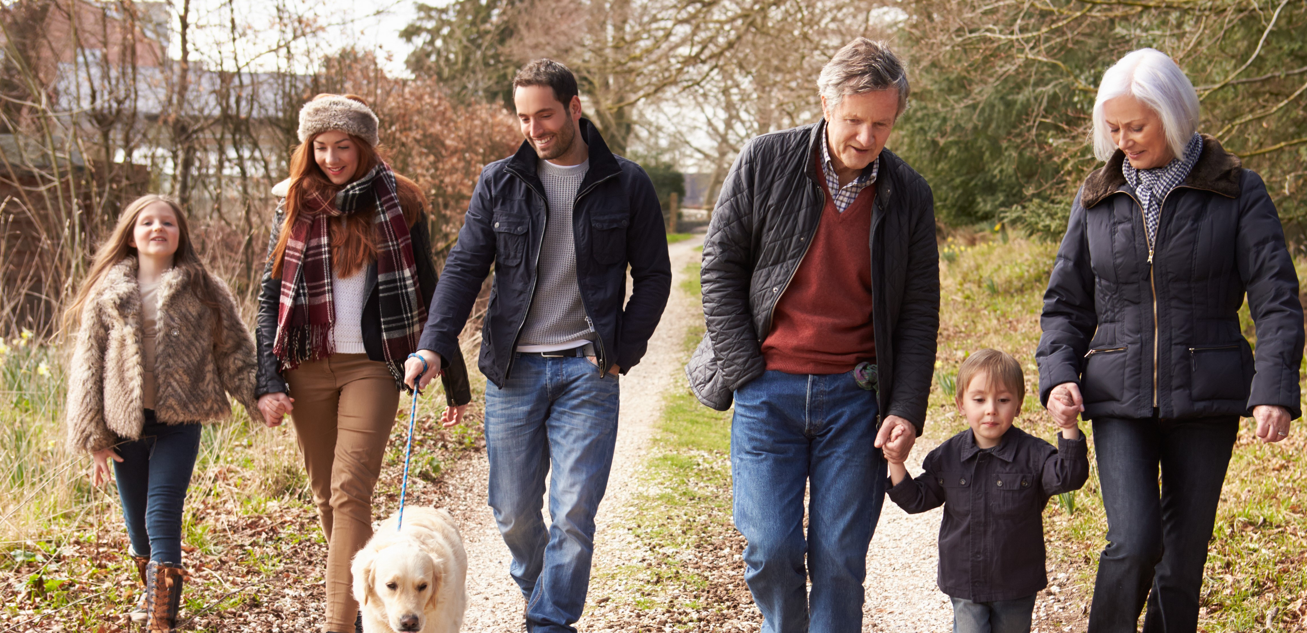Research-Wellsire multigeneration family on walk cropped