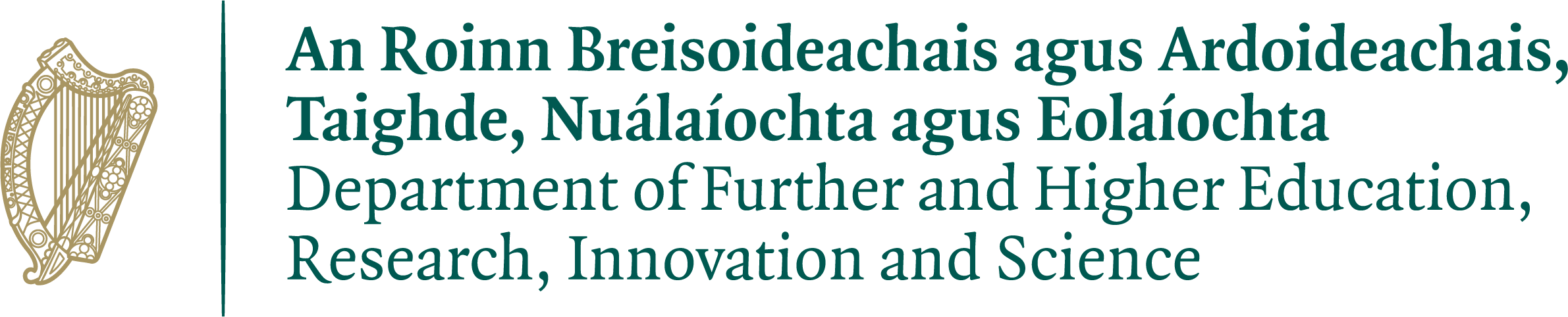 Irish Department of Further and Higher Education, Research, Innovation and Science logo