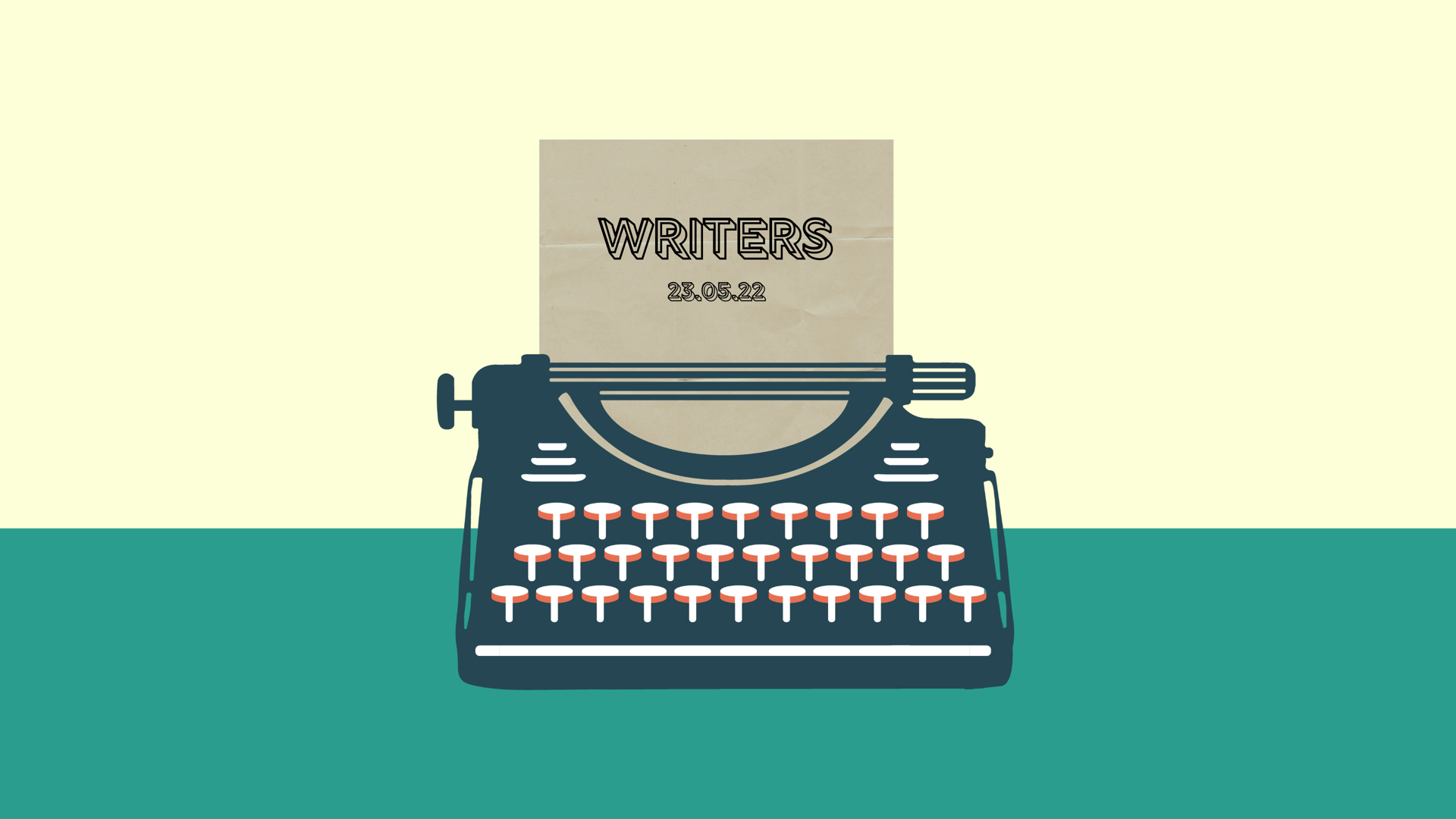 Writers event banner