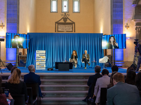 lecture with kata tutto president of the committee of the regions and professor Anton hemerijk