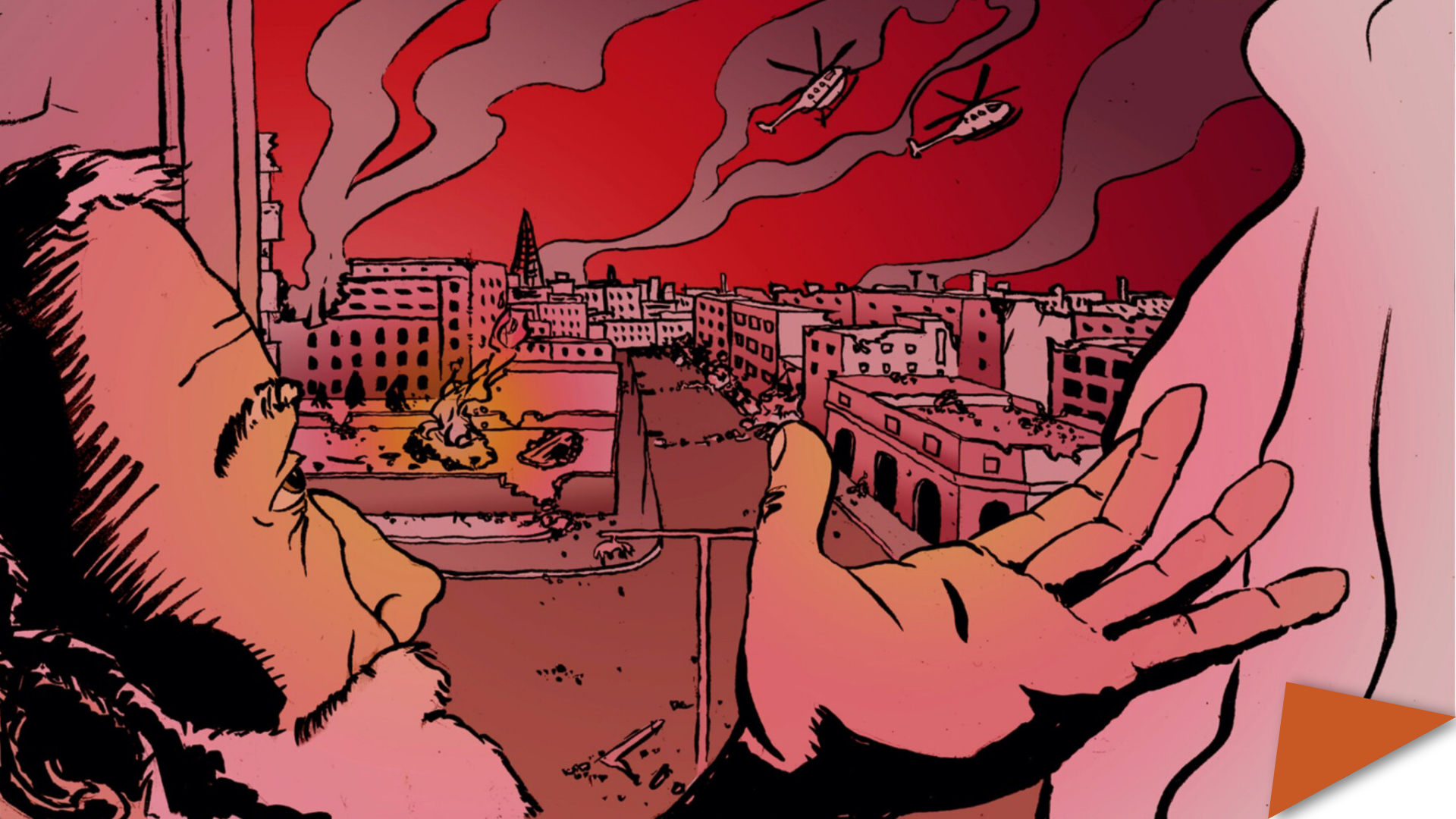 Excerpt from the comic 'Aleppo Man: A Gothic Tale for IR.'