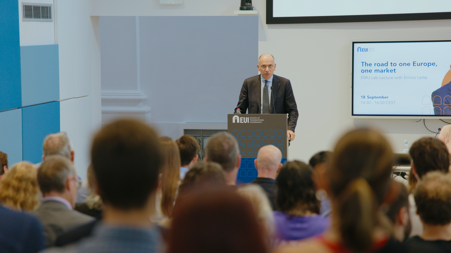 EUI News Letta lecture