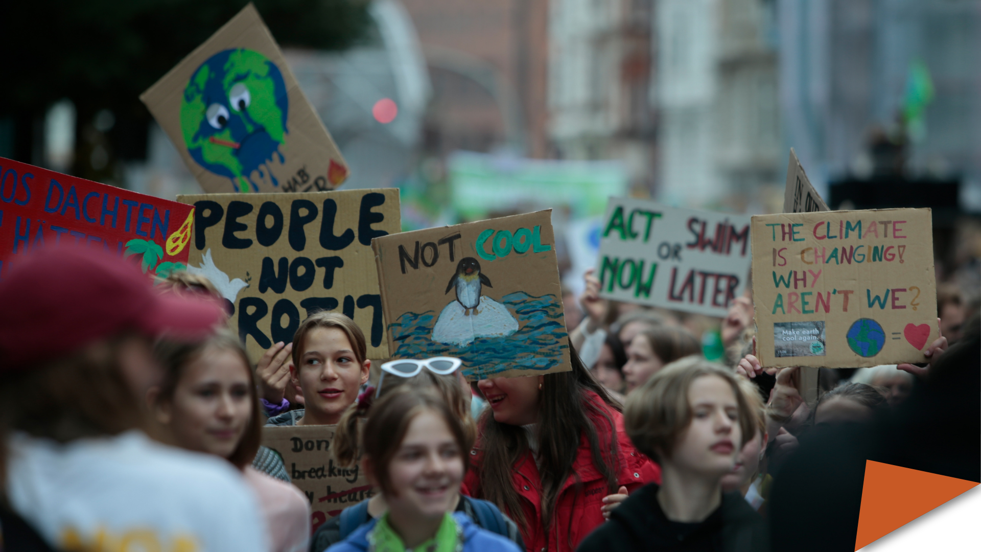 Students Demonstration in Hamburg.