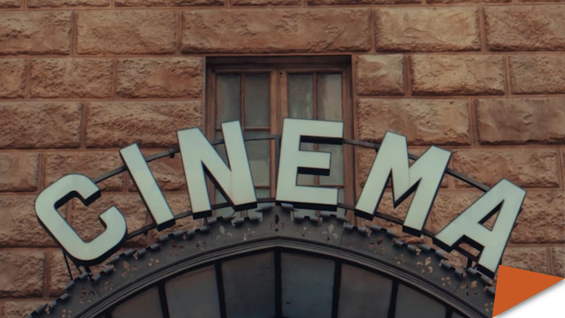 Entrance of the Cinema Odeon in Florence
