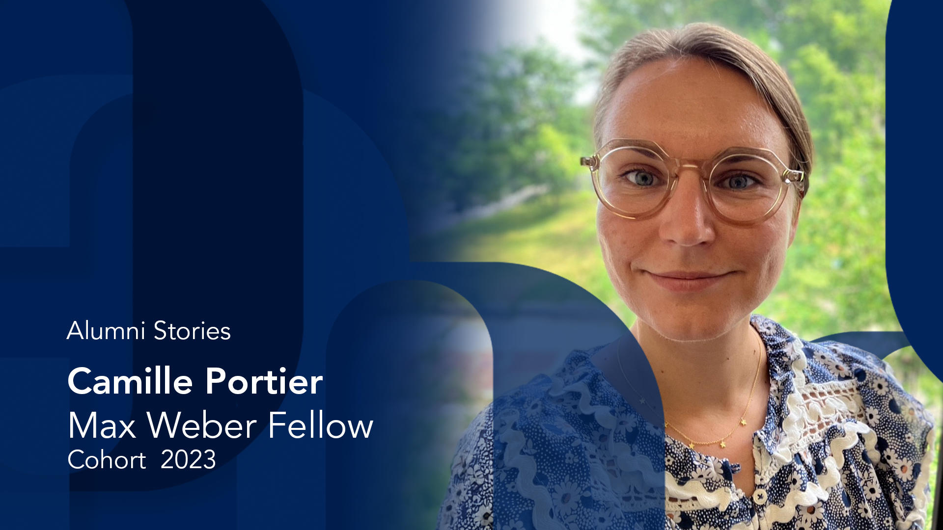 Camille Portier_Max Webber_Alumni Stories image