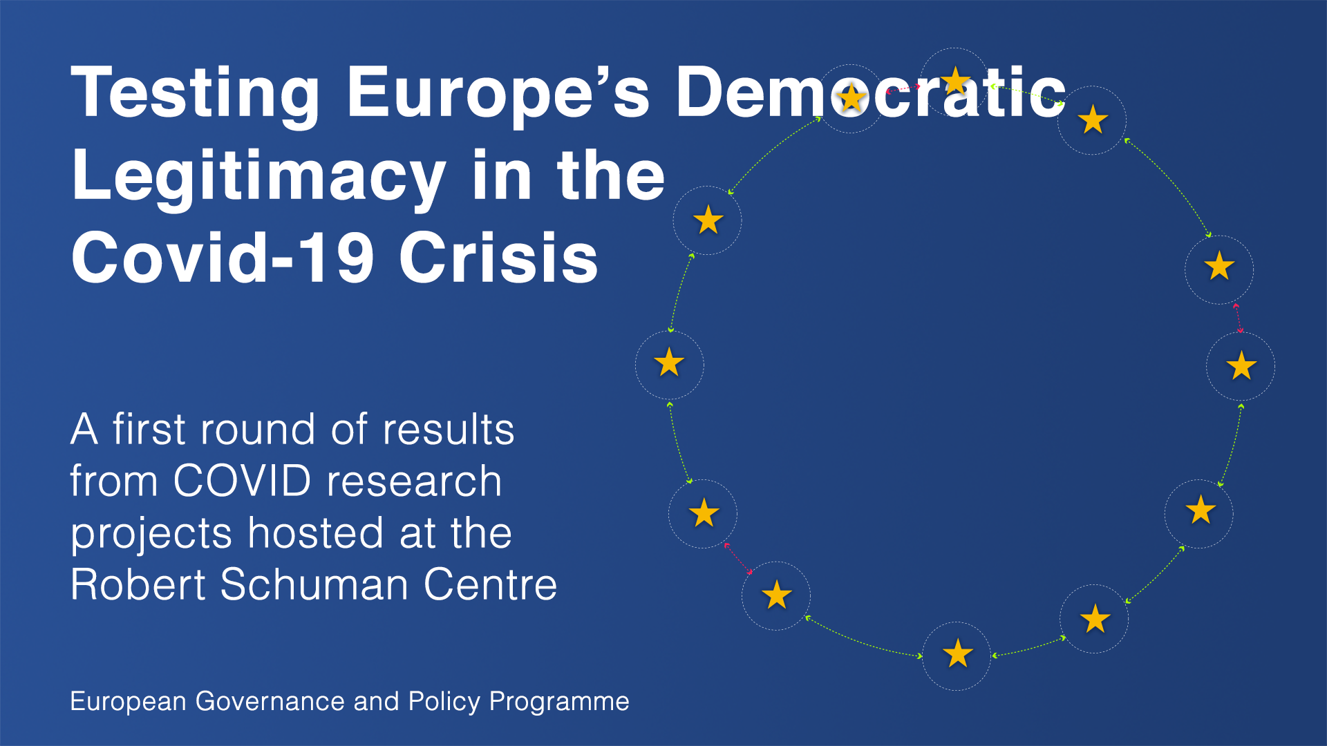 Banner with Testing Europe's Democratic Legitimacy in the COVID-19 crises