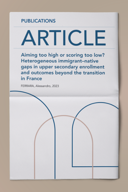 Aiming too high or scoring too low? Heterogeneous immigrant–native gaps in upper secondary enrollment and outcomes beyond the transition in France
