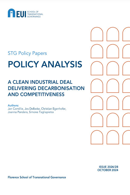 A clean industrial deal delivering decarbonisation and competitiveness