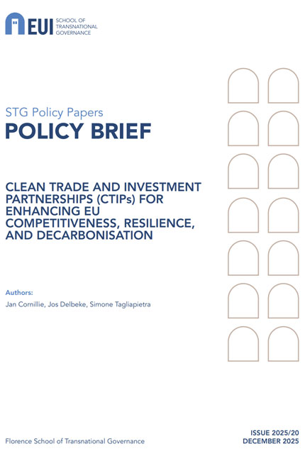 Clean trade and investment partnerships (CTIPs) for enhancing EU competitiveness, resilience, and decarbonisation