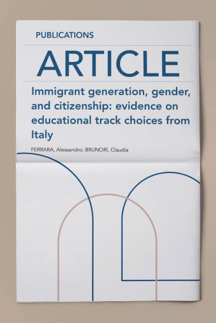 Immigrant generation, gender, and citizenship: evidence on educational track choices from Italy
