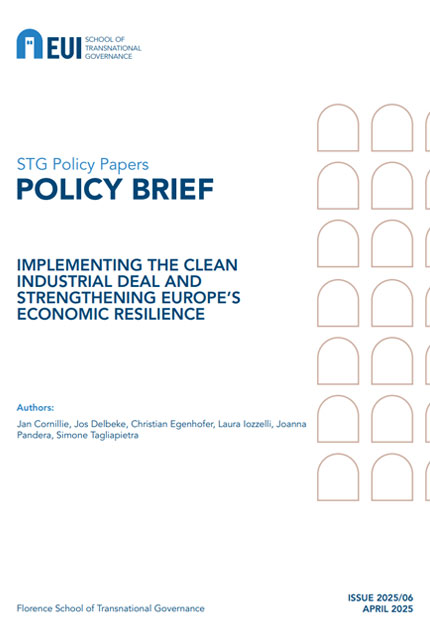 Implementing the Clean Industrial Deal and strengthening Europe's economic resilience