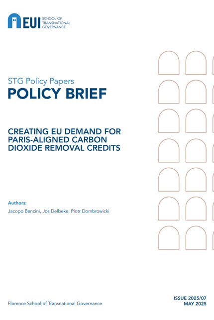 Creating EU demand for Paris-aligned carbon dioxide removal credits