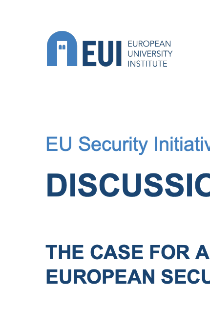 Book cover for: The case for a pluralist European security system