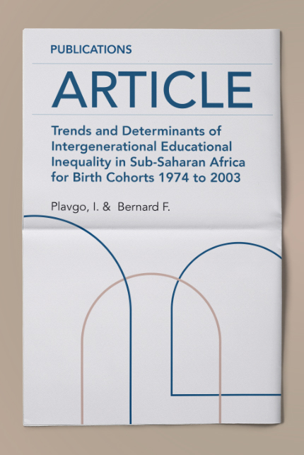 Trends and Determinants of Intergenerational Educational Inequality in Sub-Saharan Africa for Birth Cohorts 1974 to 2003