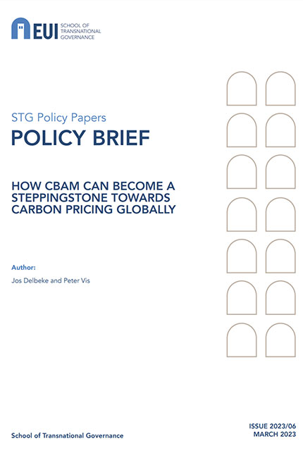 Book cover for: How CBAM can become a steppingstone towards carbon pricing globally