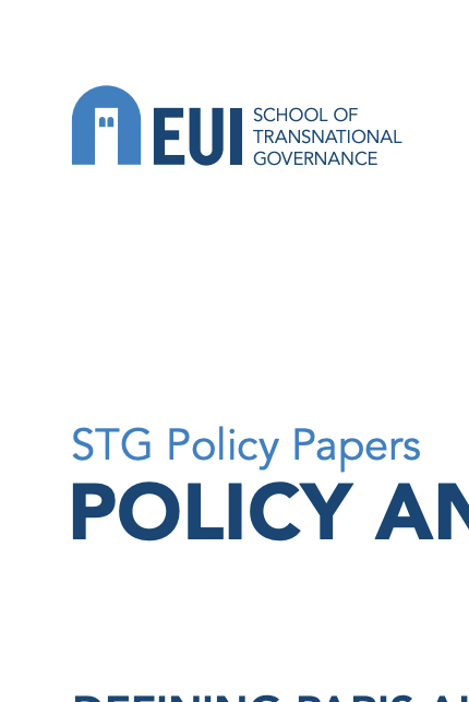 Defining Paris alignment for international carbon credits : policy options for the EU