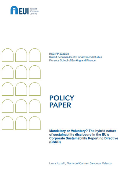 Mandatory or voluntary? : the hybrid nature of sustainability disclosure in the EU's corporate sustainability reporting directive (CSRD)