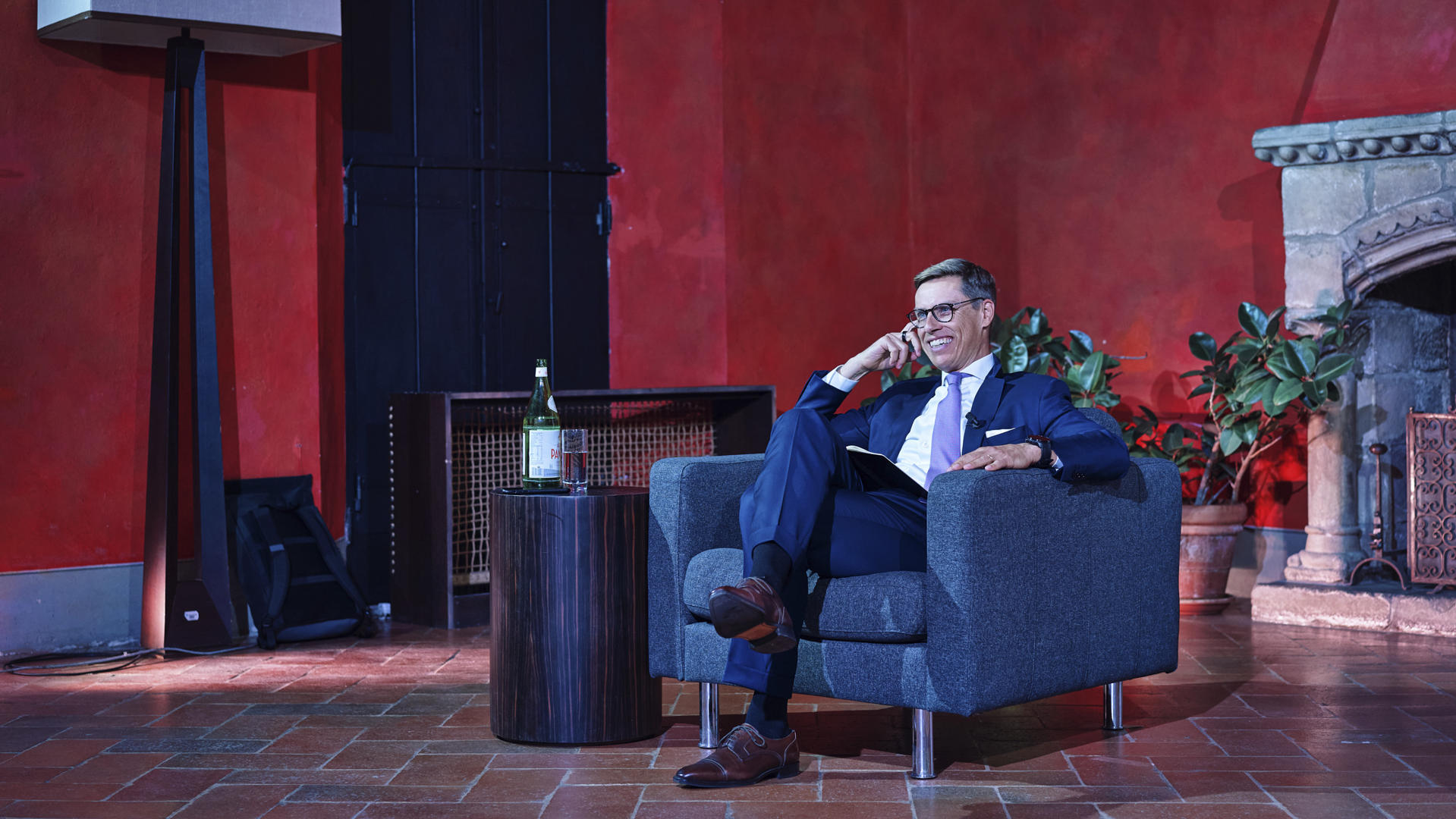 Alexander Stubb and Hillary Clinton event