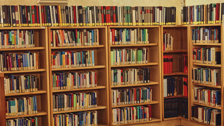 Books in library