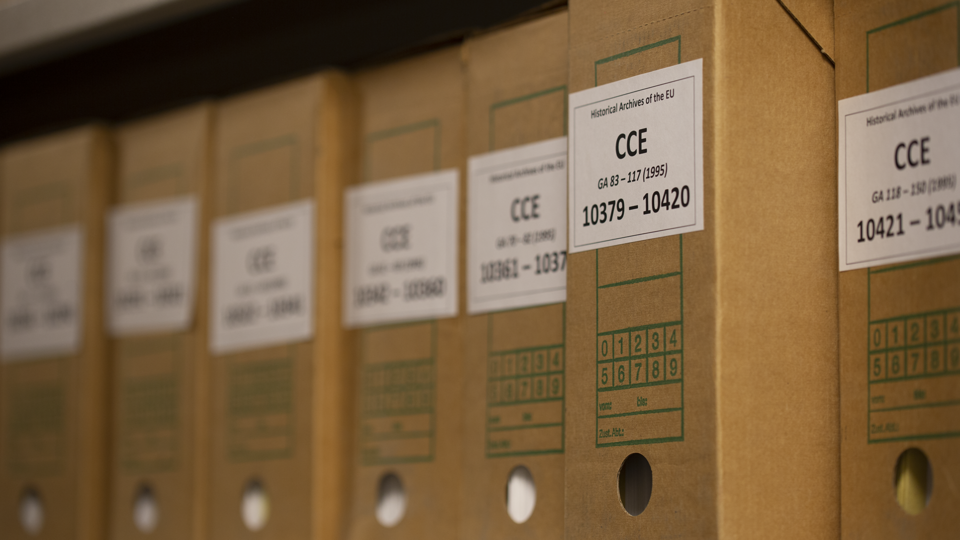 European Court of Auditors archival holdings