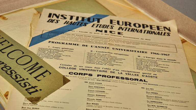Institut Europeen 1966-1967 poster