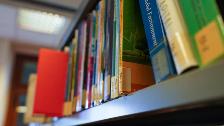 Library books