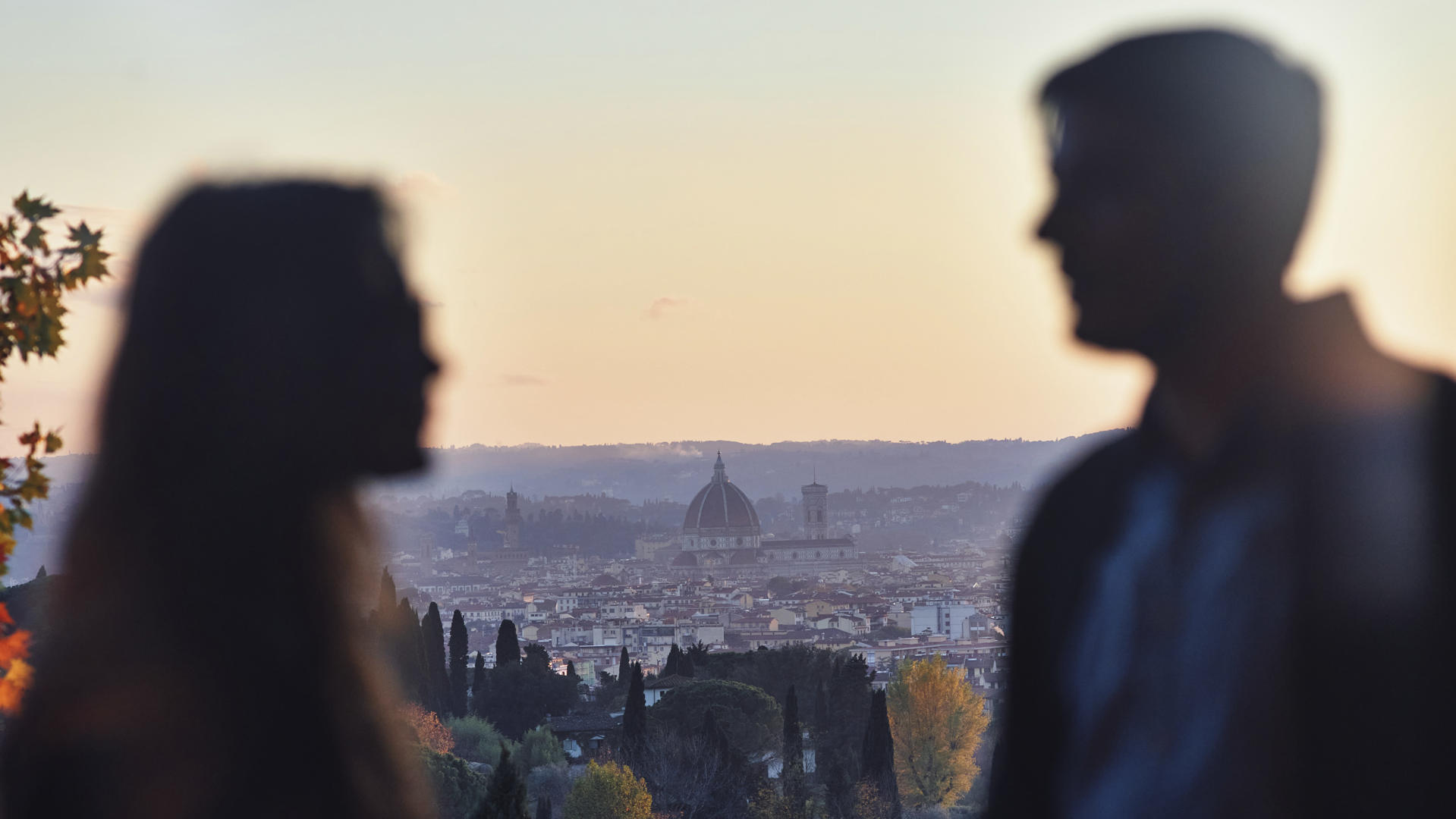 Researchers silhouette Florence in background