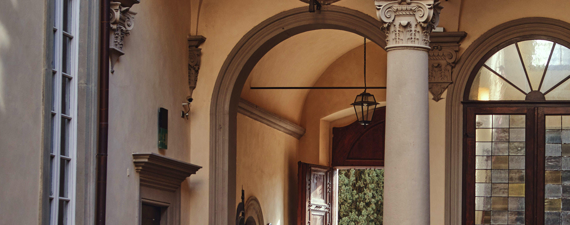 Villa Salviati exit view from inner courtyard