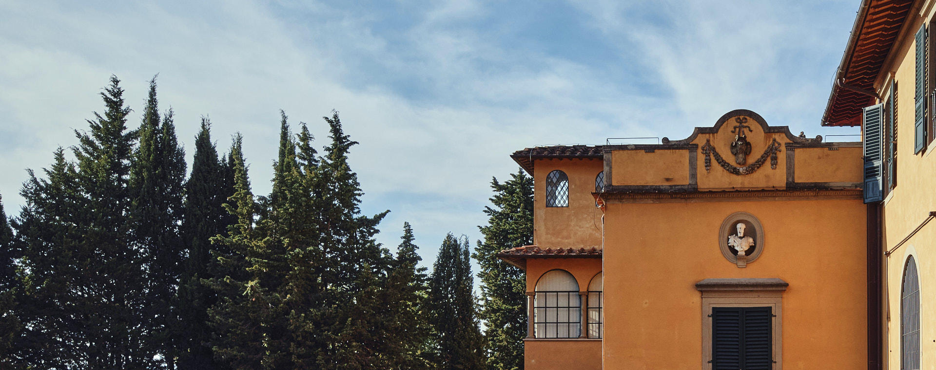 Villa Schifanoia building lower terrace