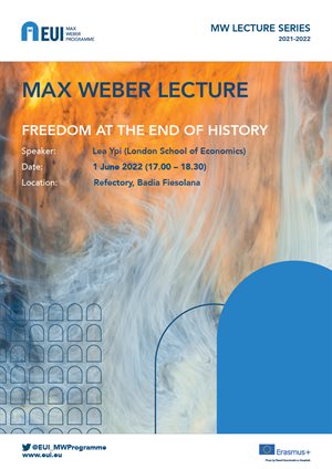 2022.05 MAX WEBER LECTURE