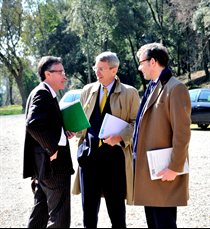 Visit Jorg Bremer to Villa Salviati