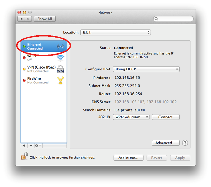 dns servers mac how to setup